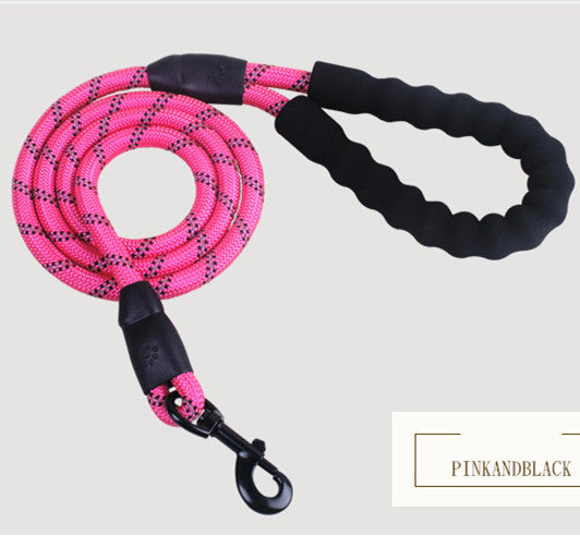 Reflective Dog Nylon Leash Rope For Small Medium Large Dogs Walking Training