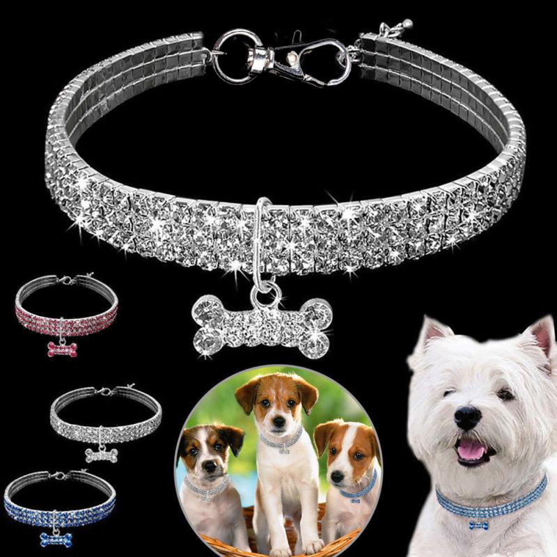 Bling Rhinestone Crystal Dog Collar