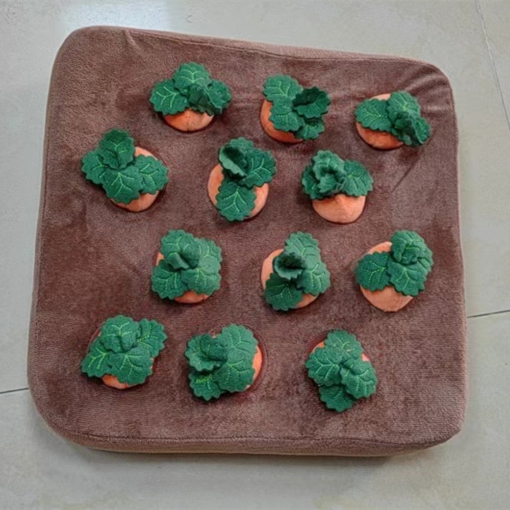Carrot Chew Toy For Dogs Snuffle Mat