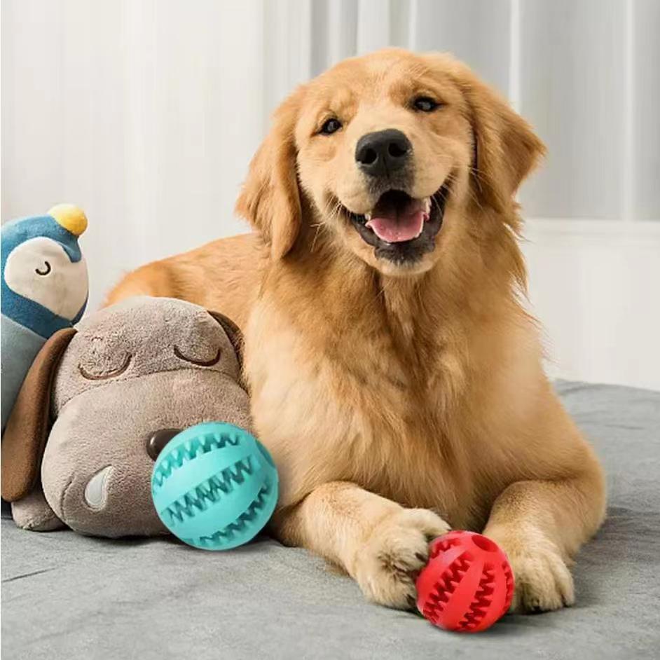 Interactive Hemp Rope Rubber Balls