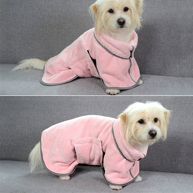 Quick-drying Absorbent Bathrobe Towel Dog Towel