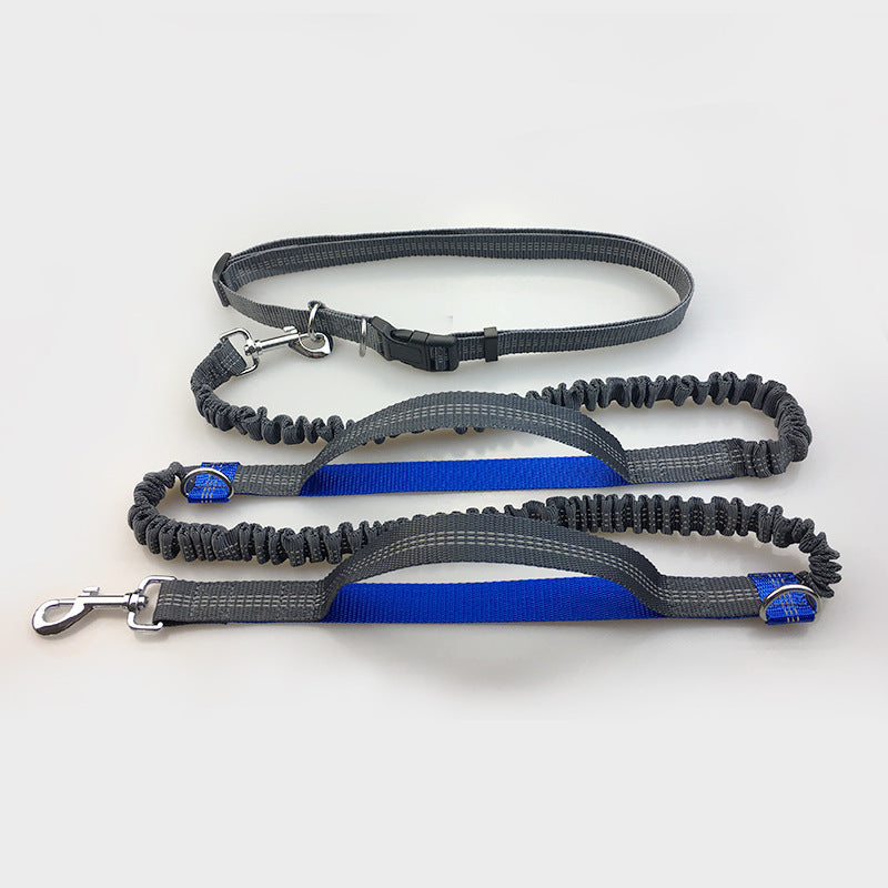 multi-function running reflective pull dog leash