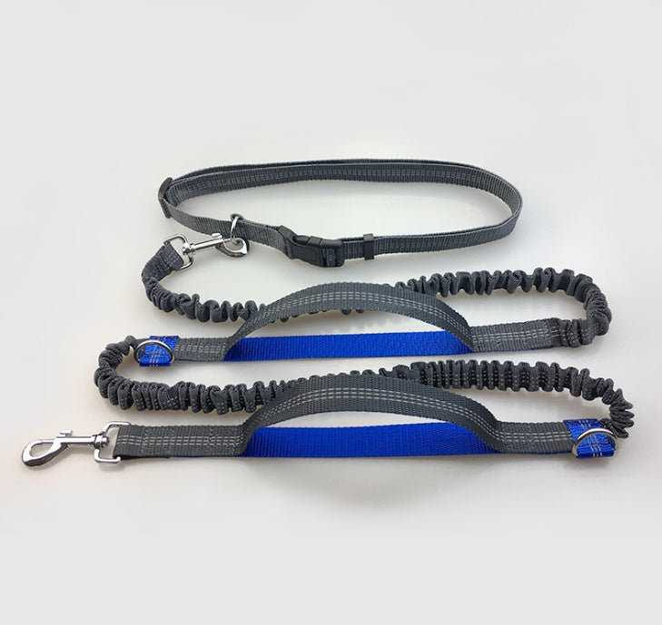 multi-function running reflective pull dog leash