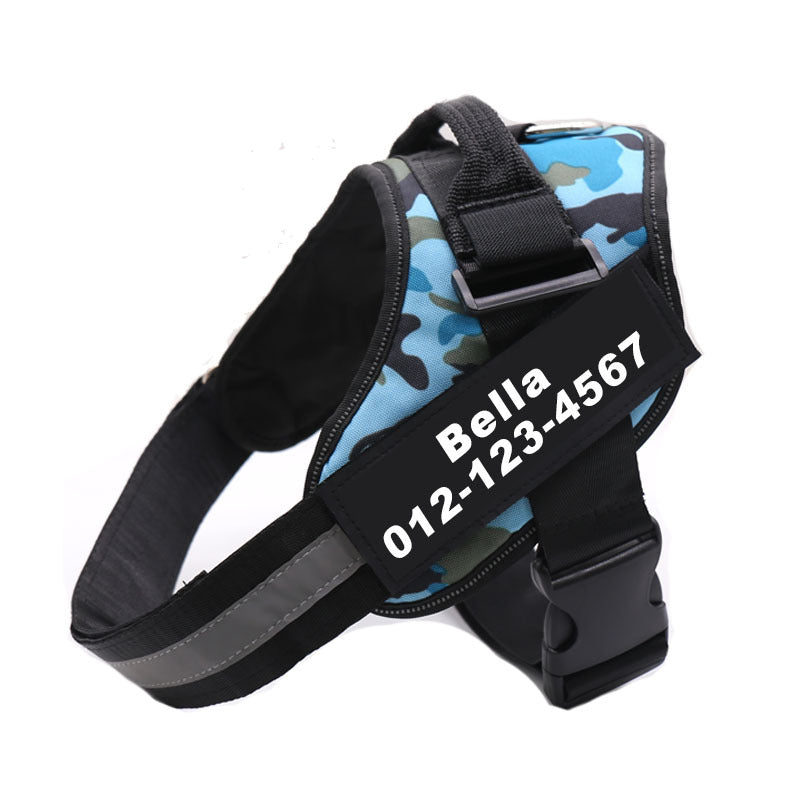 No Pull Reflective Breathable Adjustable Pet Harness