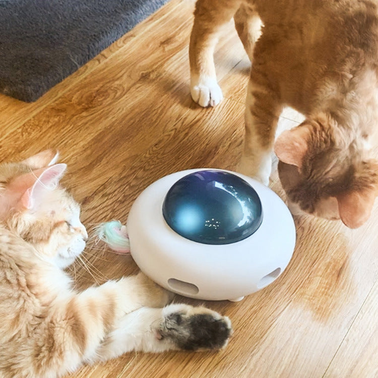 Pet Toy Gravity UFO Flying Saucer