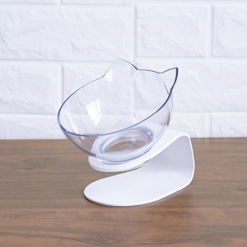 Cat Double Food Bowl Protects Cervical Vertebra
