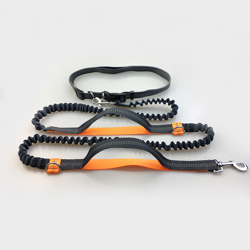 multi-function running reflective pull dog leash