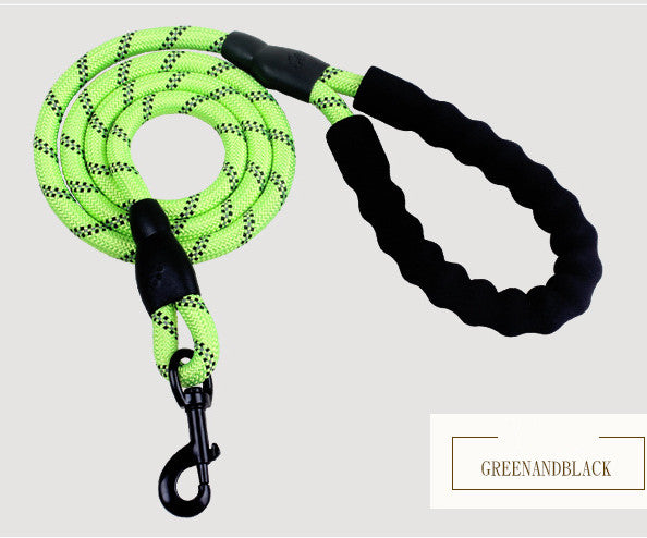 Reflective Dog Nylon Leash Rope For Small Medium Large Dogs Walking Training