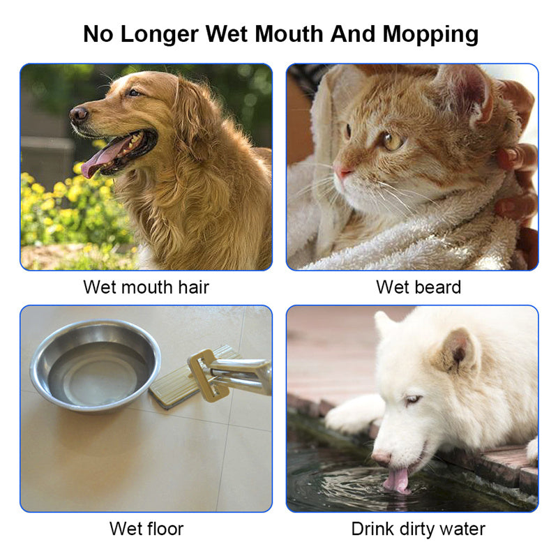 1.5L Pet Anti-Overflow Slow Water Feeder Dispenser