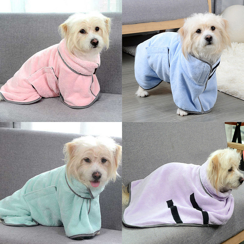Quick-drying Absorbent Bathrobe Towel Dog Towel
