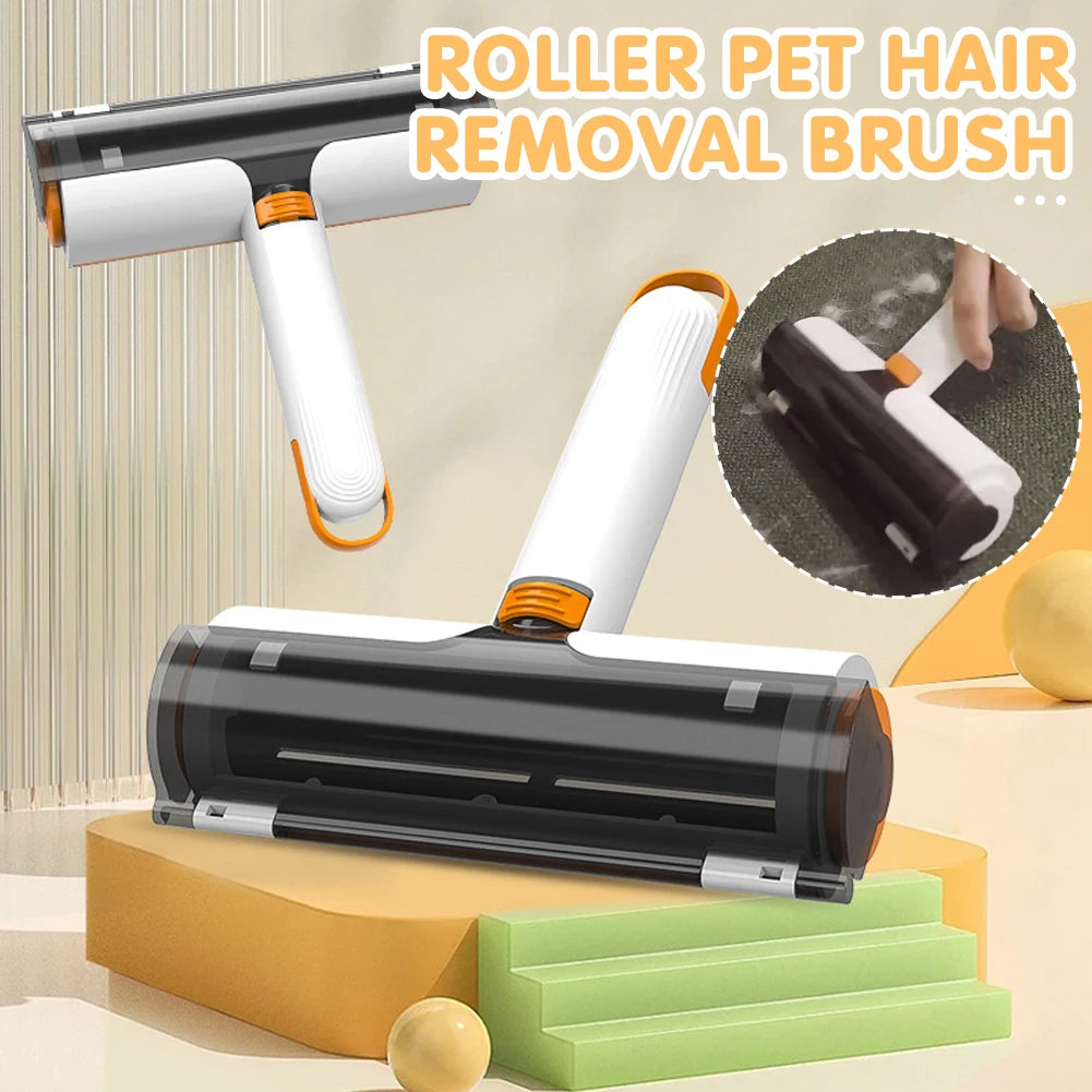 2 In 1 Washable Pet Hair Washable Removal Roller Brush