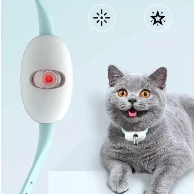 Automatic Cat Laser Teasing Collar USB Charging