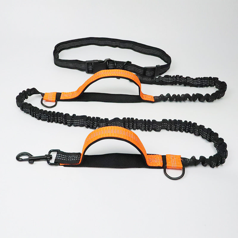 multi-function running reflective pull dog leash