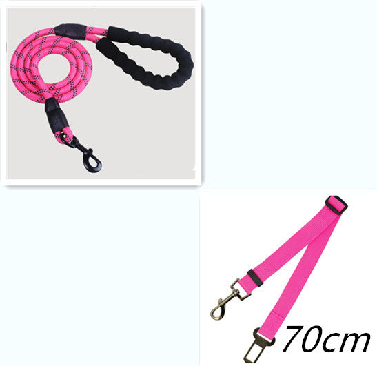 Reflective Dog Nylon Leash Rope For Small Medium Large Dogs Walking Training