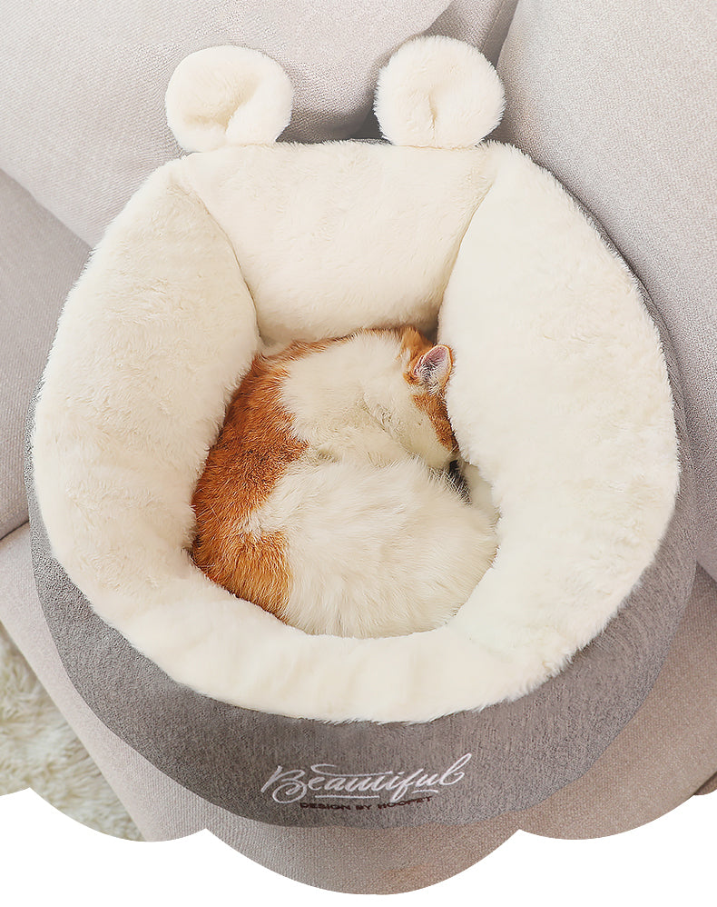 Pet Bed Warming Soft Sleeping Bag Cushion Kennel