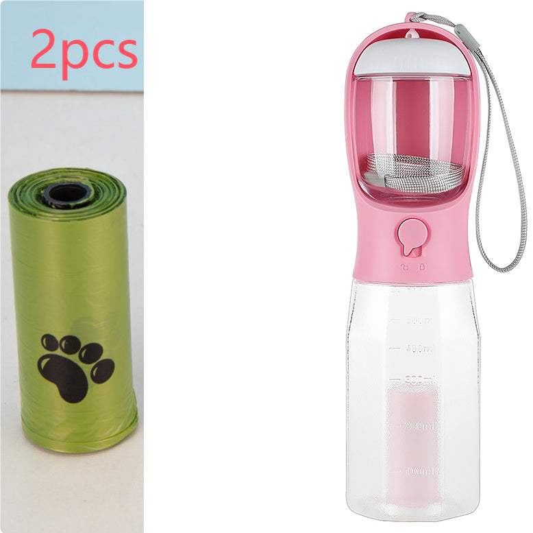 Portable PET Water Bottle Food Feeder