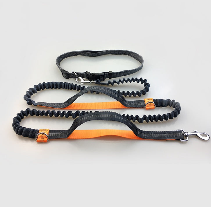 multi-function running reflective pull dog leash