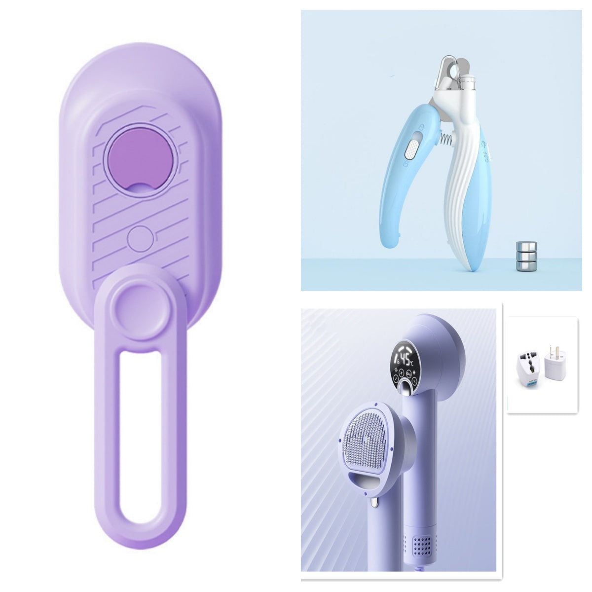 Dog Cat Nail Clippers  LED Electric Nail Grinder