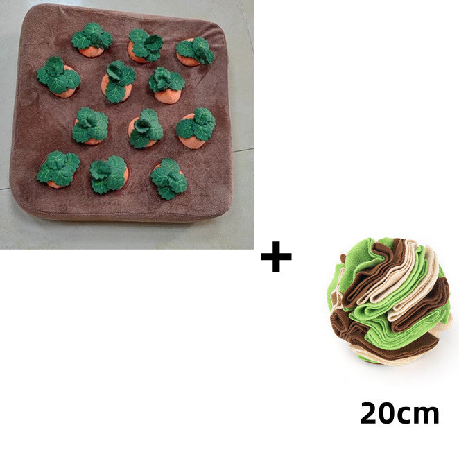 Carrot Chew Toy For Dogs Snuffle Mat