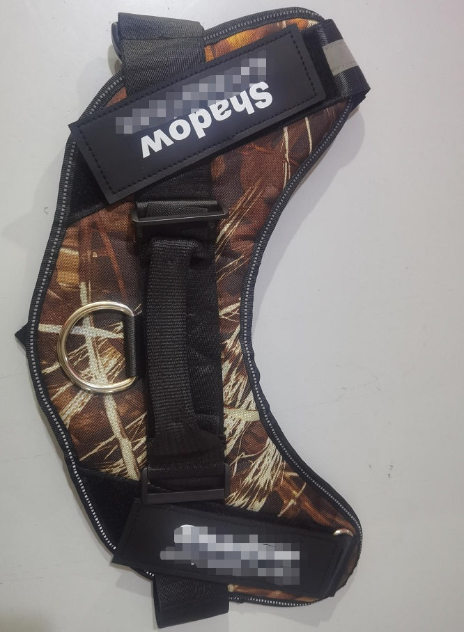 No Pull Reflective Breathable Adjustable Pet Harness