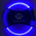 Dog Flying Discs Light Glowing LED Luminous Training Interactive Toy