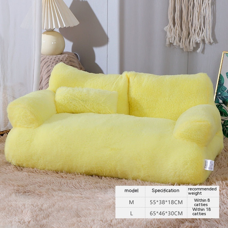Luxury Pet Winter Warm Sofa Bed
