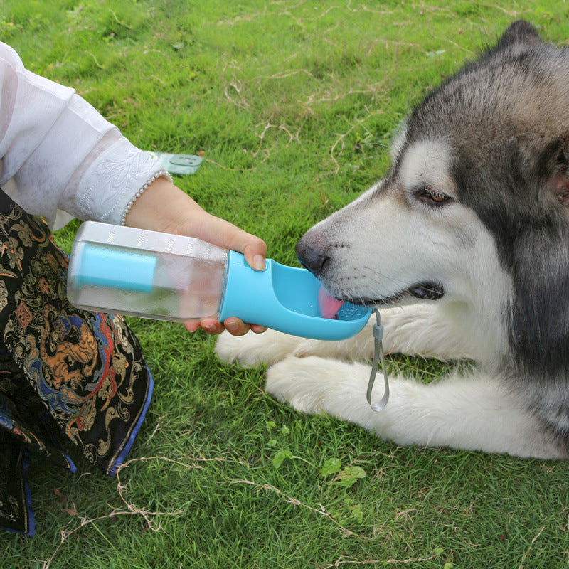 Portable PET Water Bottle Food Feeder