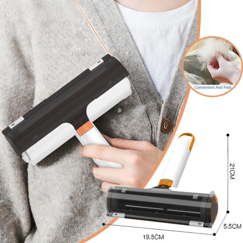 2 In 1 Washable Pet Hair Washable Removal Roller Brush