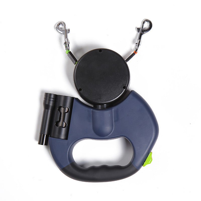 Dual Small Dogs Retractable Leash