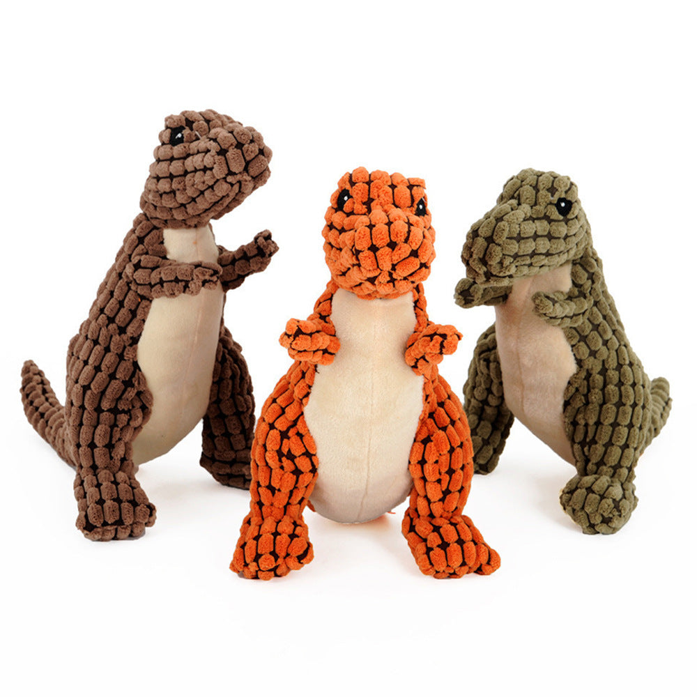 Giant Dinosaur Interactive Dog Toy For Large Dogs