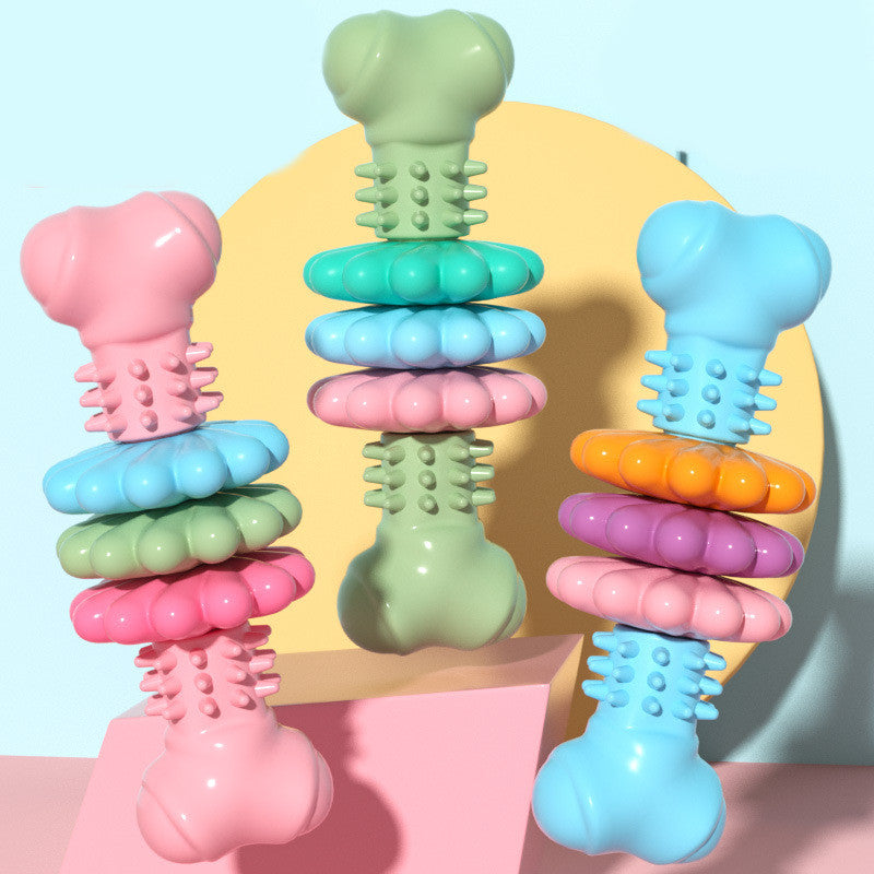 Dog Chew Bone Teeth Cleaning Toys Indestructible