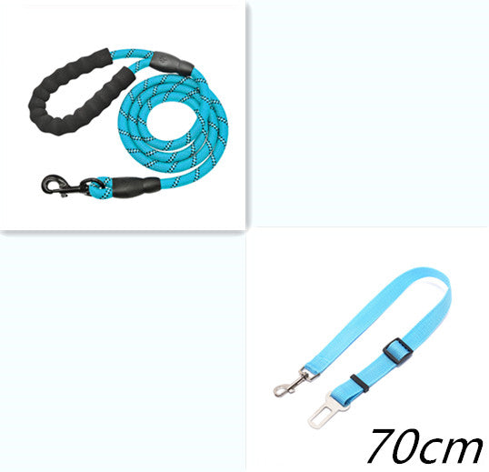 Reflective Dog Nylon Leash Rope For Small Medium Large Dogs Walking Training