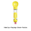 300 500ml Portable Multifunction Dog Water Bottle, Food Feeder and bag Dispenser