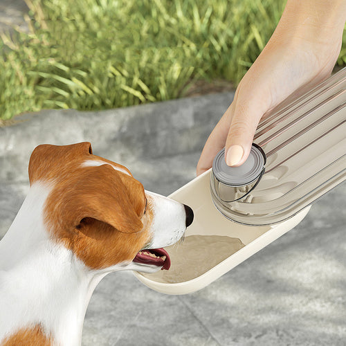 2 In 1 Pet Walking Portable Drinking Feeding Cup