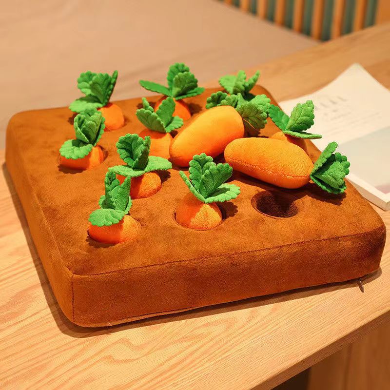 Carrot Chew Toy For Dogs Snuffle Mat
