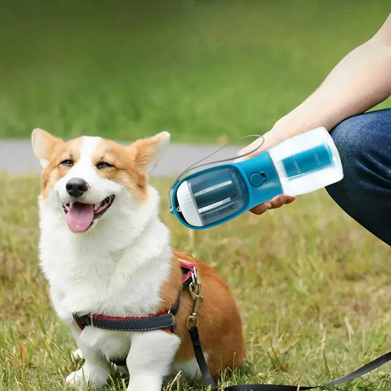 Small Multi-functional Dog Drinking Food Garbage Bag Cup