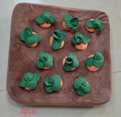 Carrot Chew Toy For Dogs Snuffle Mat