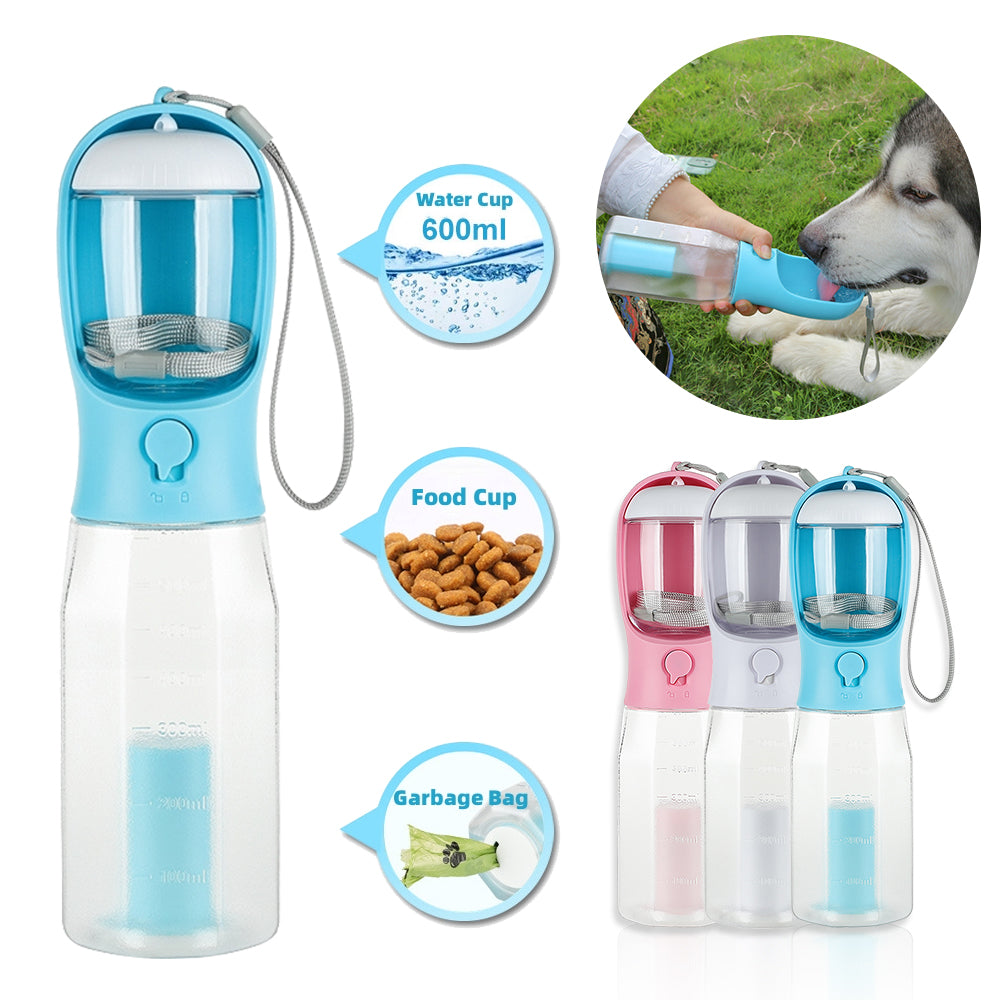 Portable PET Water Bottle Food Feeder