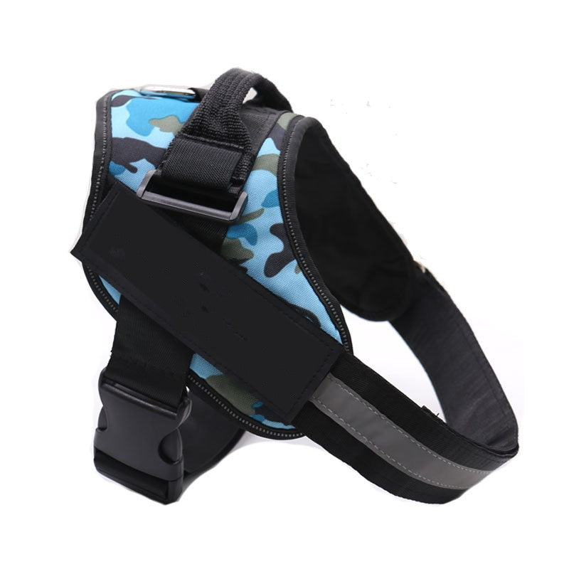 NO PULL Reflective Breathable Adjustable Personalized Dog Harness