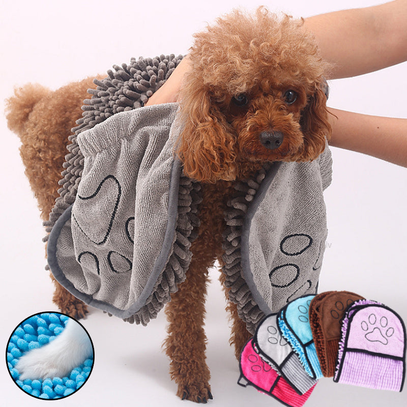 Pet Super Absorbent Bathrobe Microfiber Bath Towels