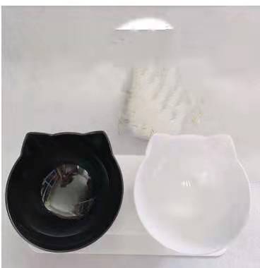 Cat Double Food Bowl Protects Cervical Vertebra