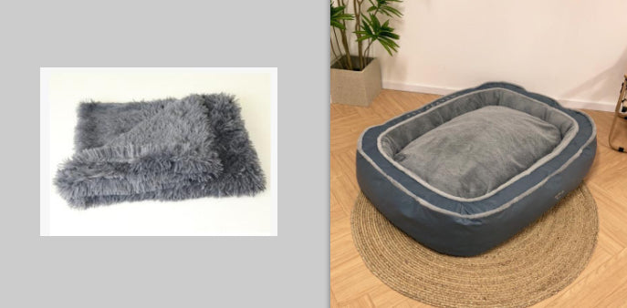 Pet Bed Warming Soft Sleeping Bag Cushion Kennel
