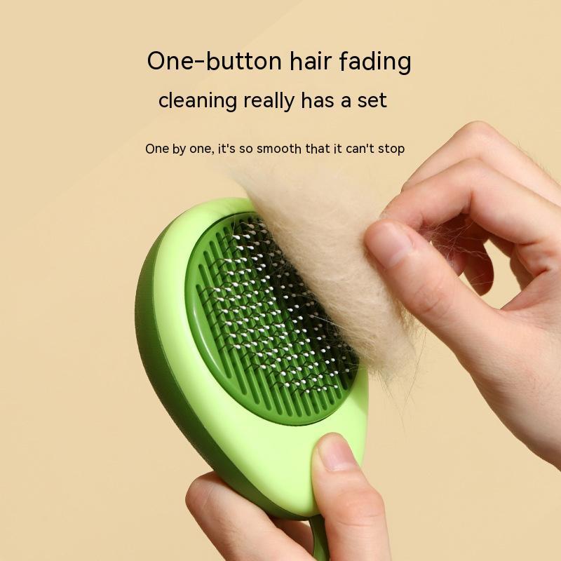 Pet Brush Hair Remover Cleaning Avocado Shaped Grooming Tool