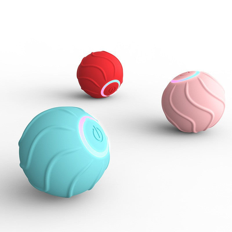 Cat Owner Interactive Bouncing Ball USB Self Hi Teasing Kittens Jumping Ball