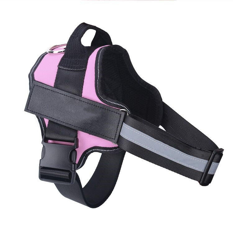 NO PULL Reflective Breathable Adjustable Personalized Dog Harness