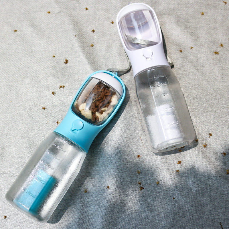 Portable PET Water Bottle Food Feeder