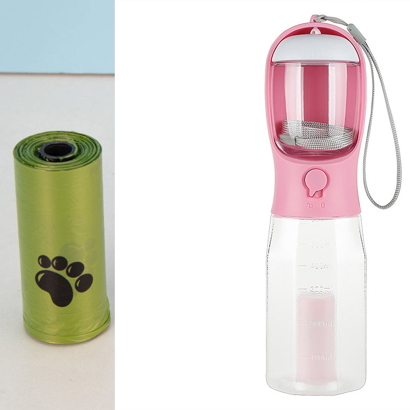 Portable PET Water Bottle Food Feeder