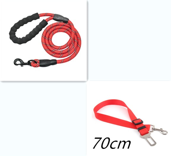 Reflective Dog Nylon Leash Rope For Small Medium Large Dogs Walking Training
