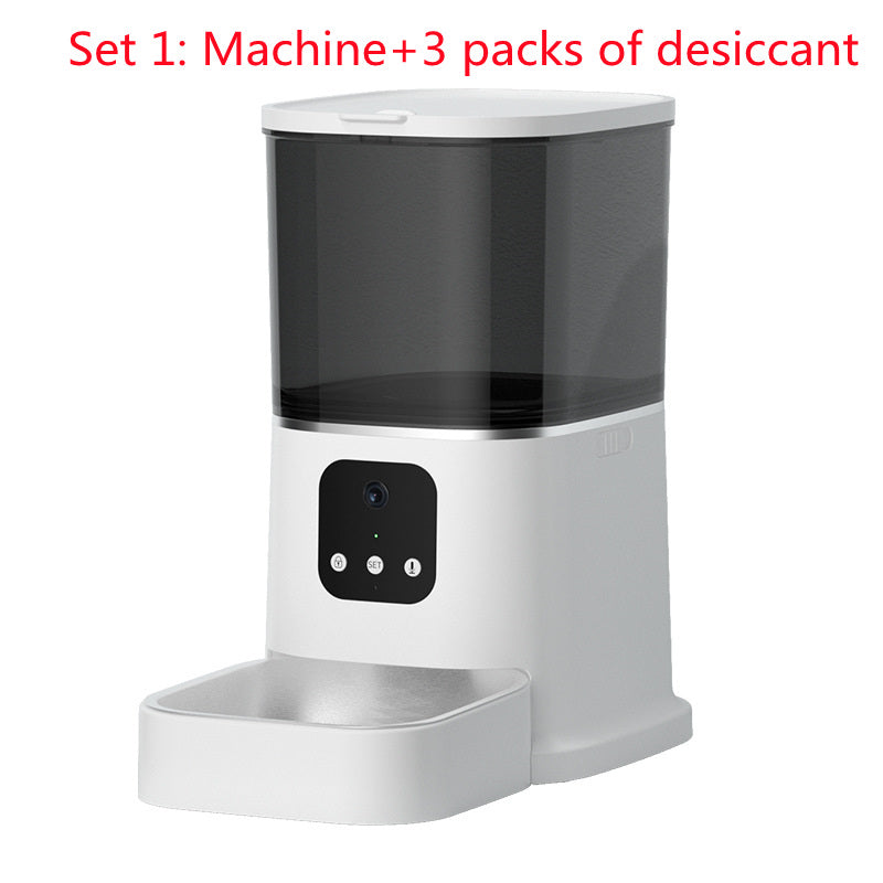 Pet Automatic Feeder Large Capacity Smart Voice Recorder APP Control Timer Feeding