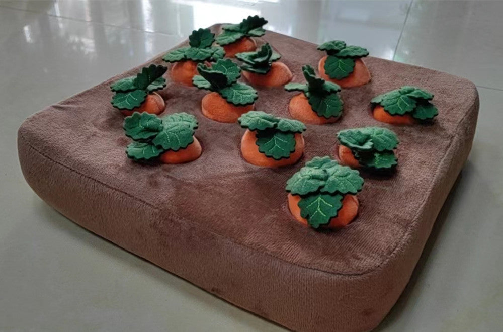 Carrot Chew Toy For Dogs Snuffle Mat